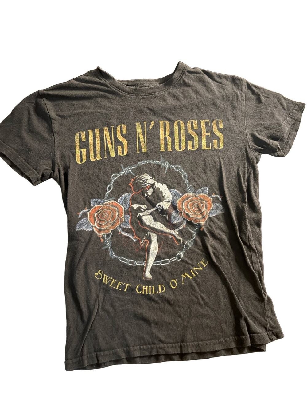 Guns N' Roses Sweet Child O' Mine Black Cotton T-Shirt Juniors S